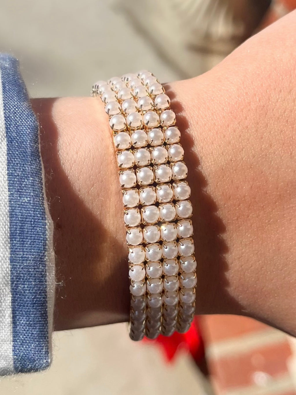 Caroline Pearl Bracelet