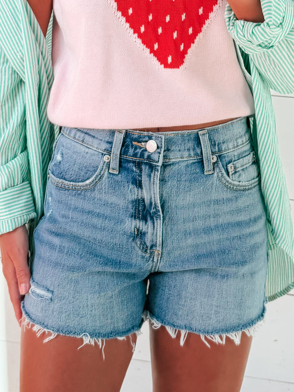 Daisy Denim Shorts