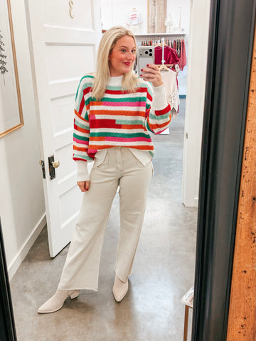 Rainbow Bright Sweater