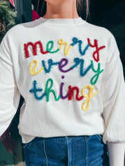 Merry Every Thing Sweater