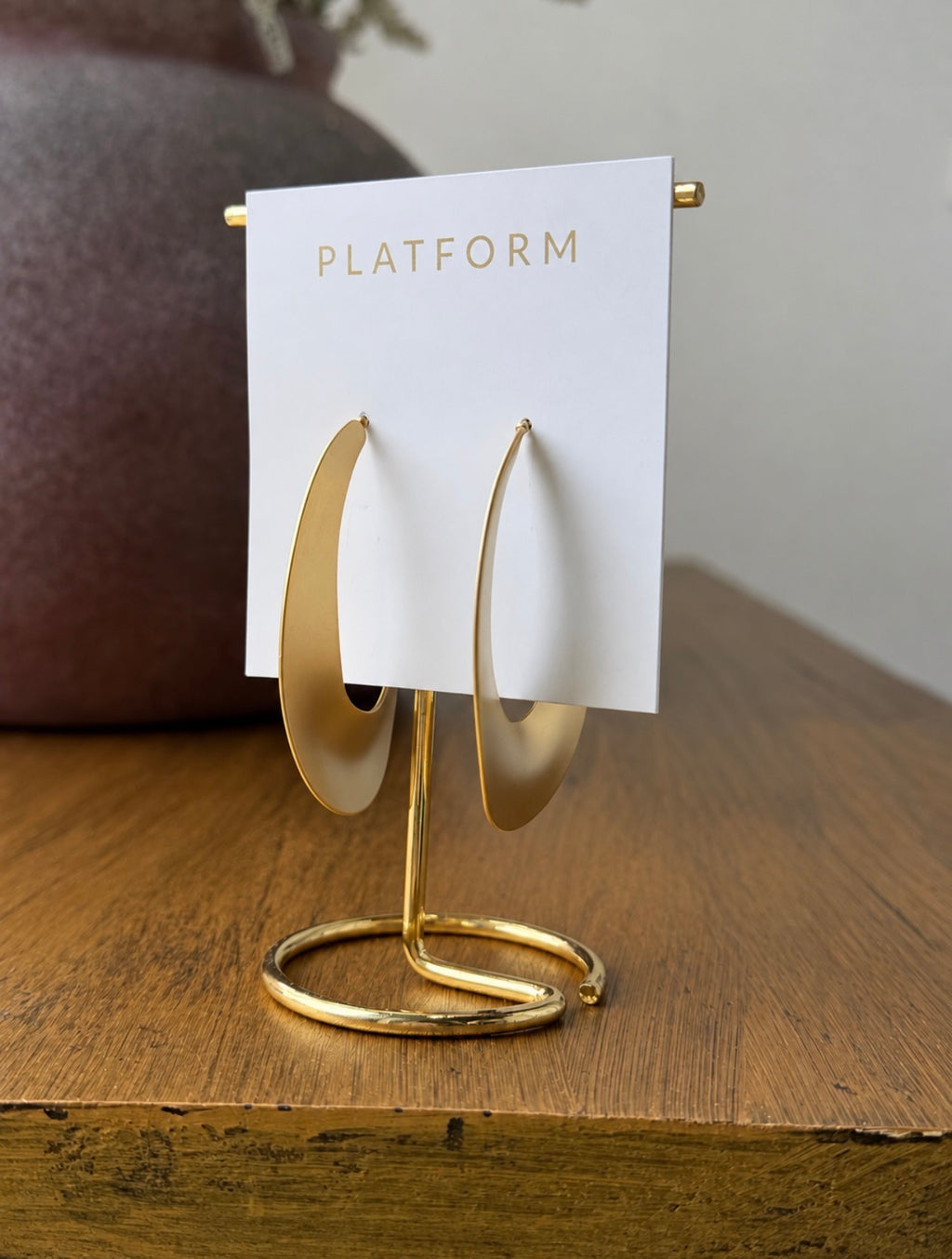 Matte Gold Dawn Earrings