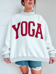 Reversible Mock Neck Sweatshirt