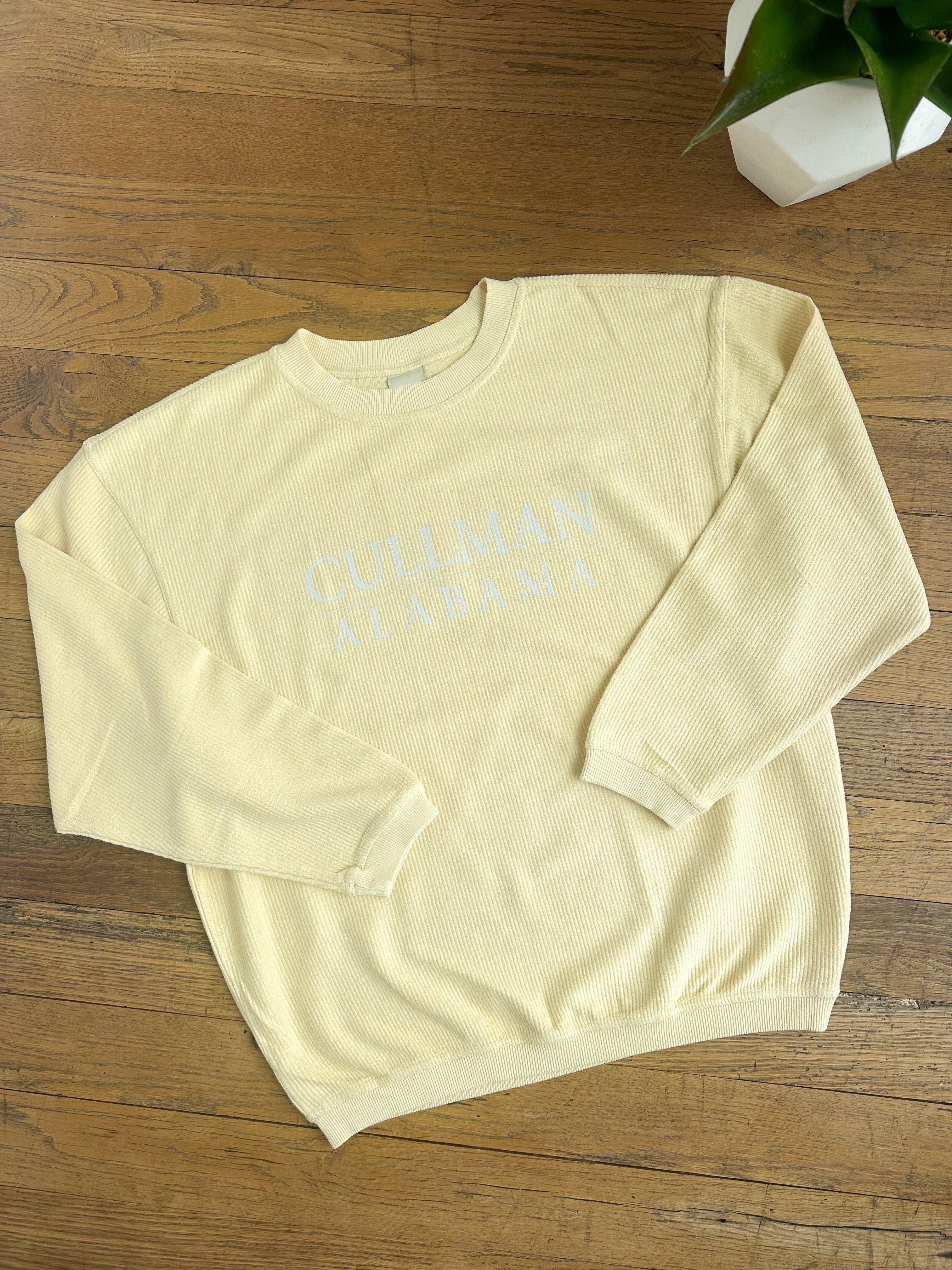 Cullman Alabama Ribbed Sweatshirt