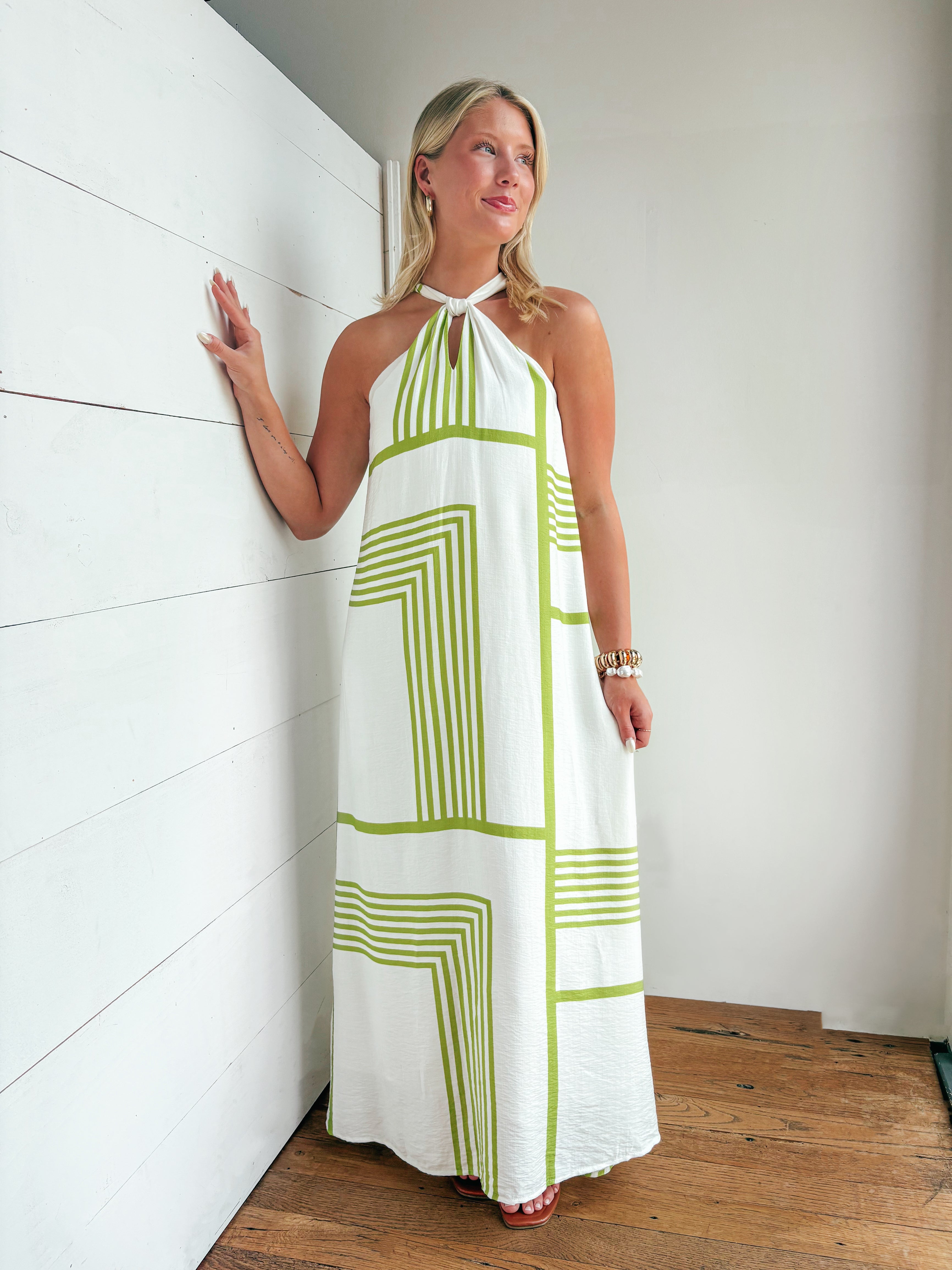 Capri Striped Maxi