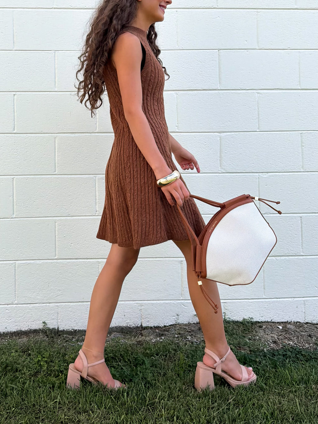 Falling Leaves Sweater Dress
