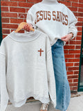 Jesus Saves MockNeck