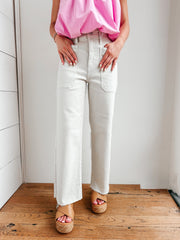 Utility Pocket Wide Leg Jean