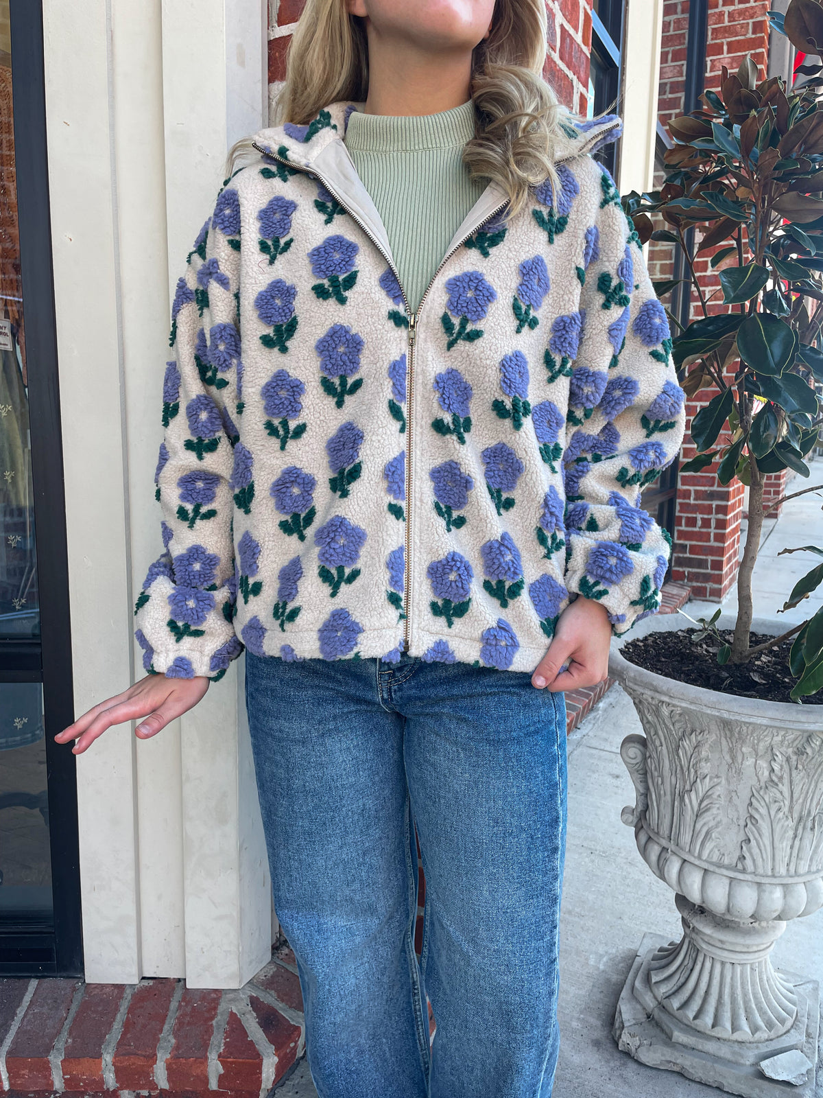 Flower Field Fleece Jacket