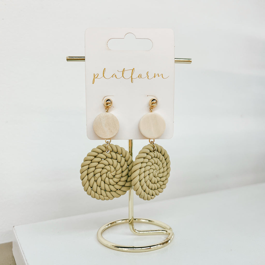 Spiral Dangle Earrings