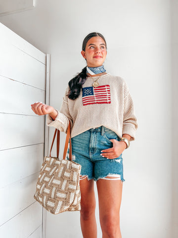 Freedom Flag Sweater