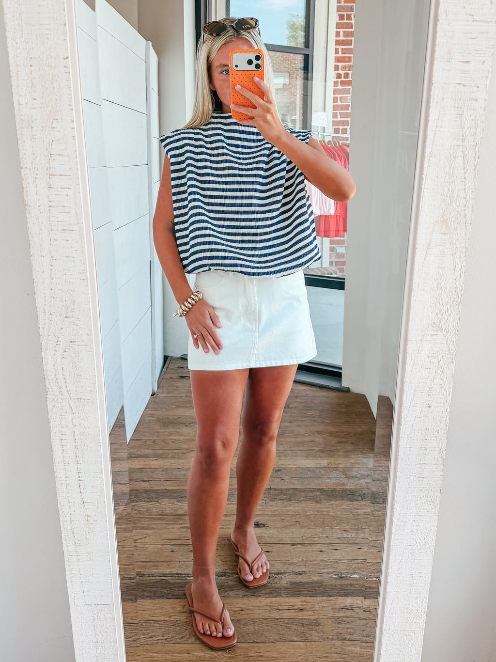 The Castaway Smocked Top