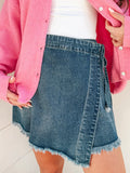 Winter Blue Mini Skirt