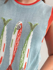 Beach Picnic Sweater Tank