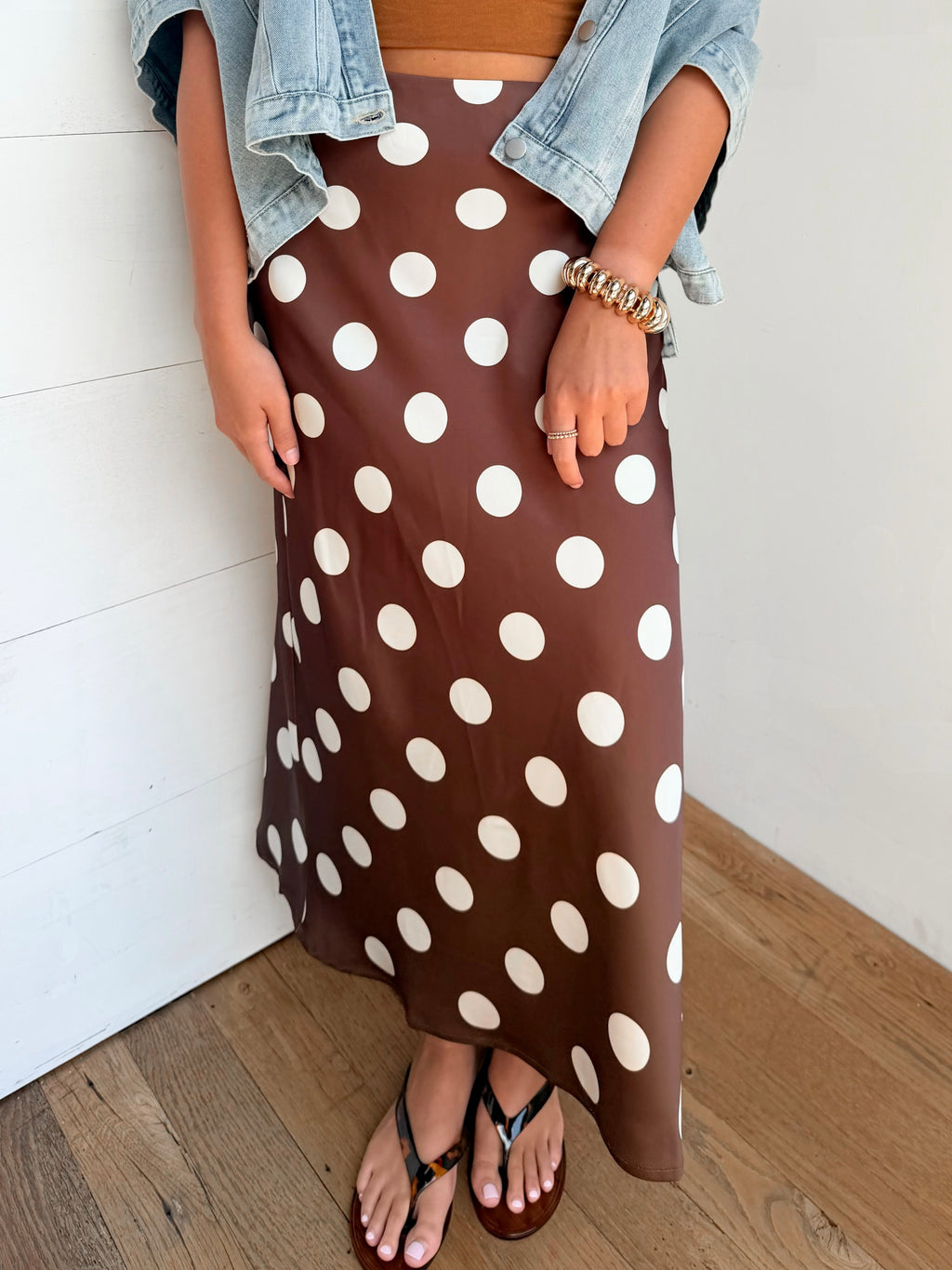 Espresso Dot Skirt
