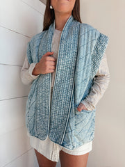 The Elizabeth Denim Vest