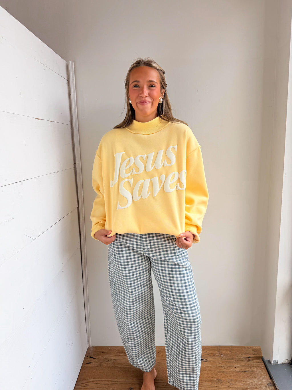 Jesus Saves MockNeck