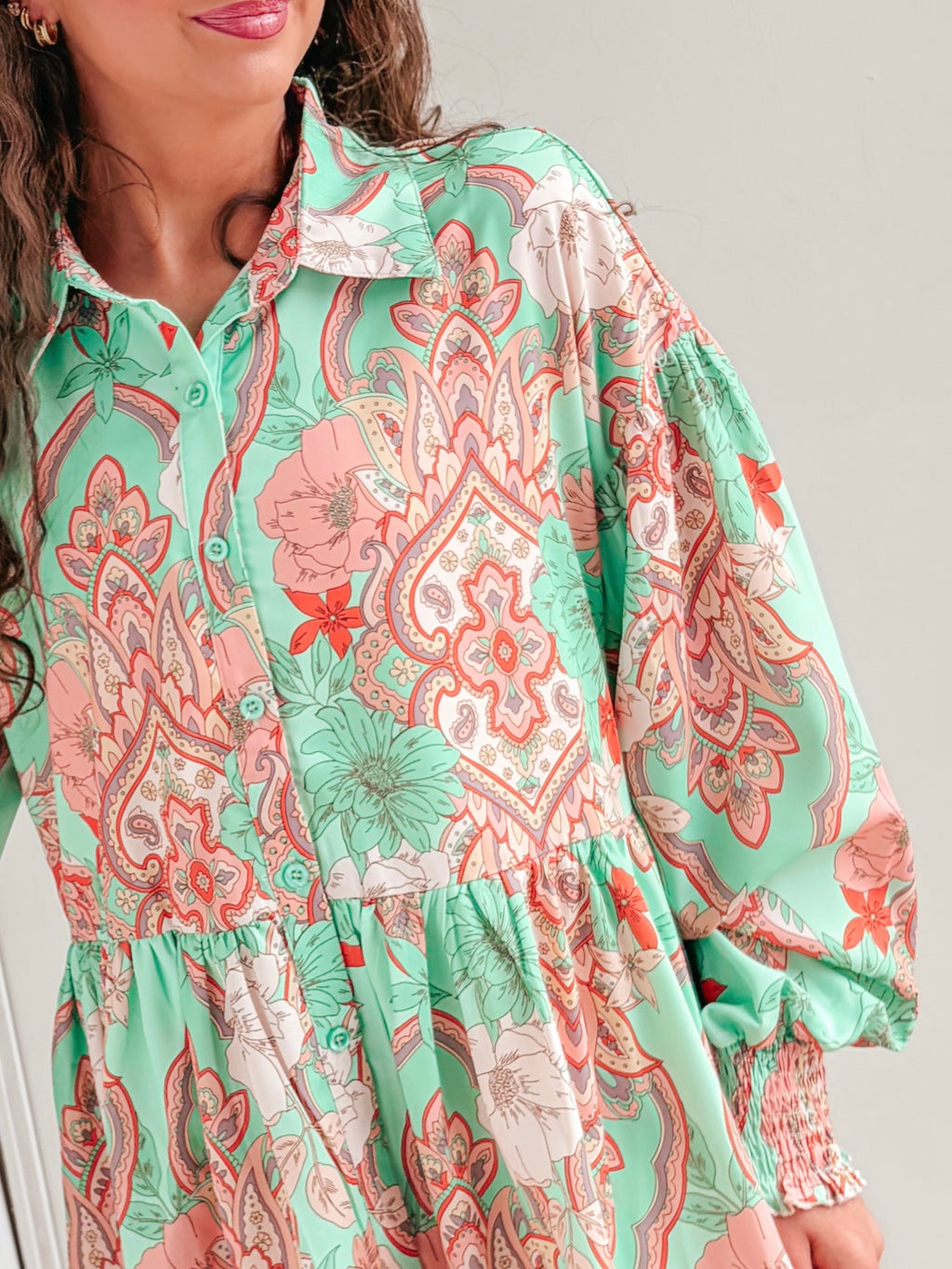 Mint Meadow Dress