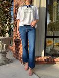 The Everlasting Cropped Flare Denim Jeans