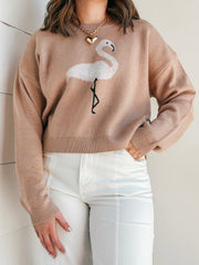 Flamingo Feels Sweater