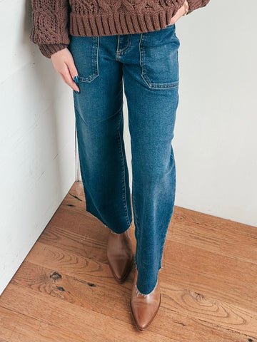 Emily Utility Wide Leg Jean