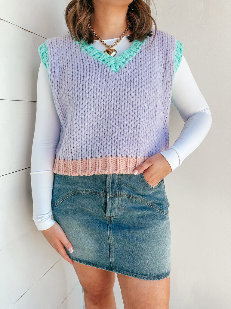 Glimpse Of Spring Sweater