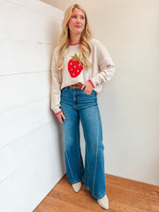 Strawberry Sweetheart Sweater