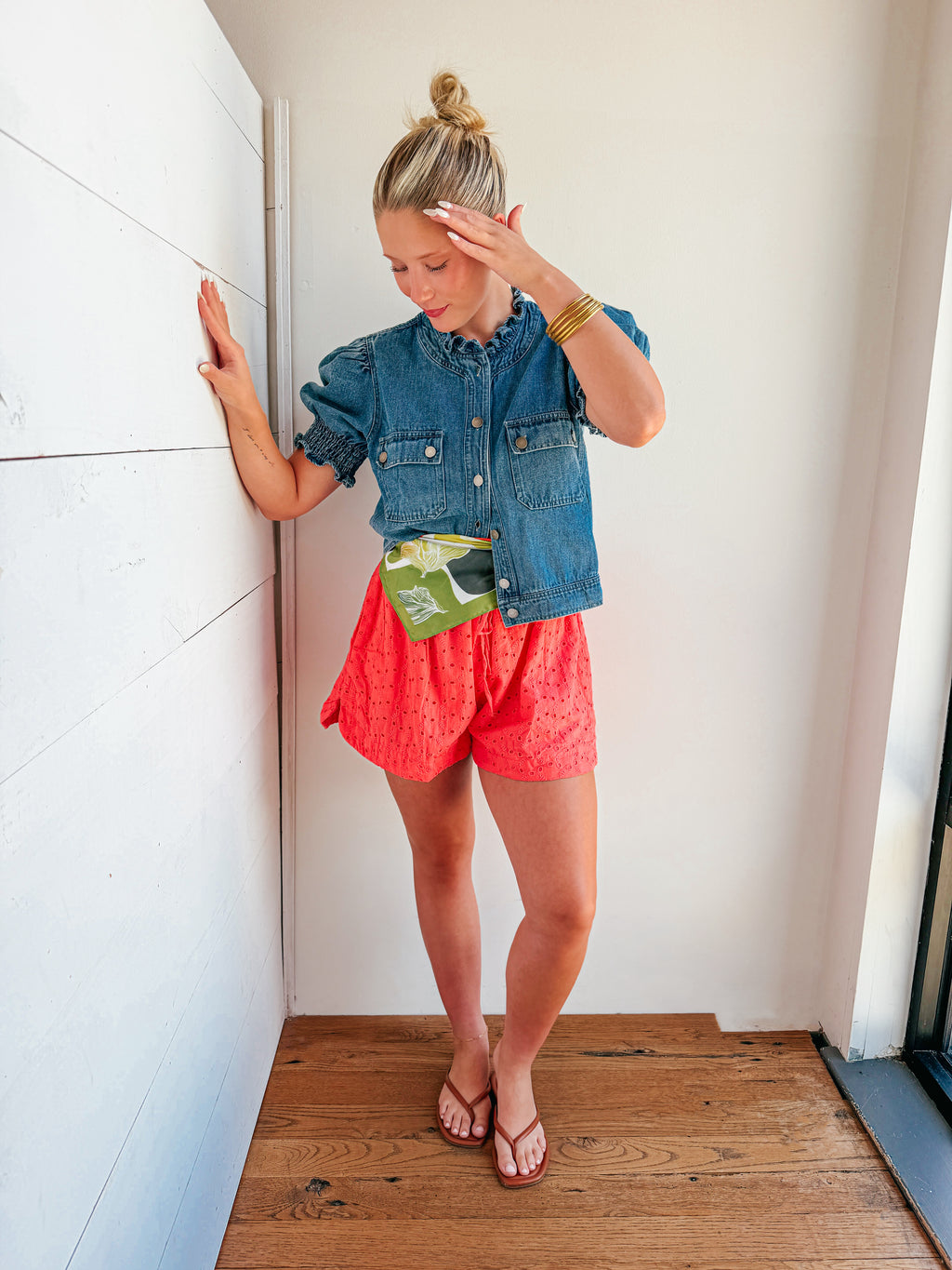 Betty Lou Denim Top