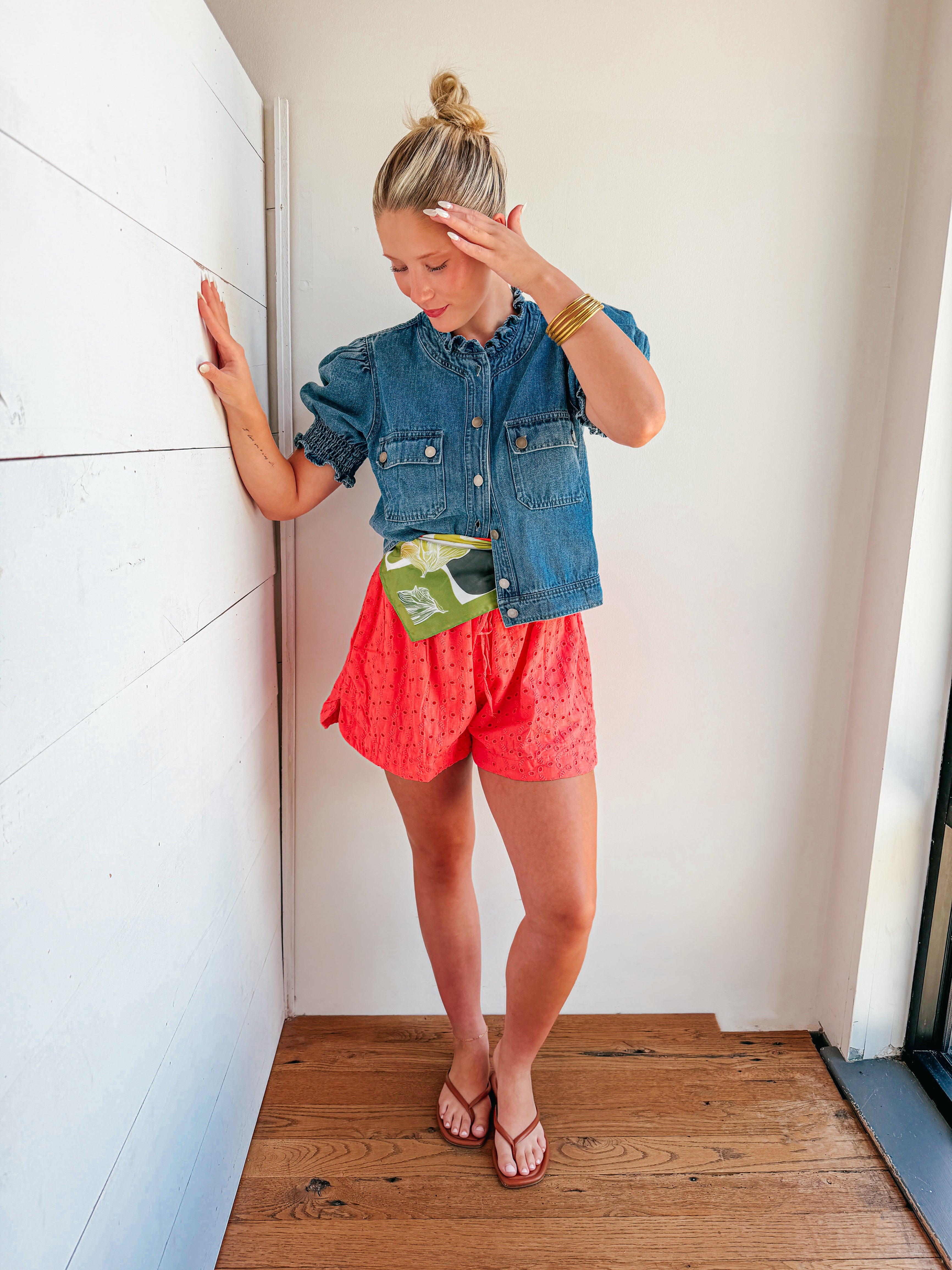 Betty Lou Denim Top