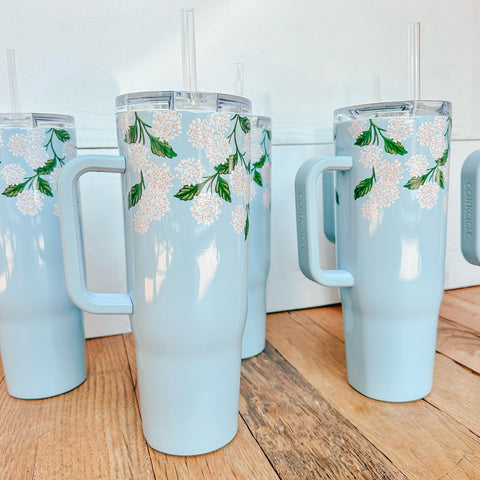 Blue Hydrangea 40oz Cruiser