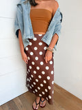 Espresso Dot Skirt
