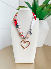 Finding You Scarf Charm Necklace