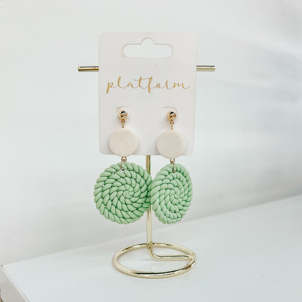 Spiral Dangle Earrings