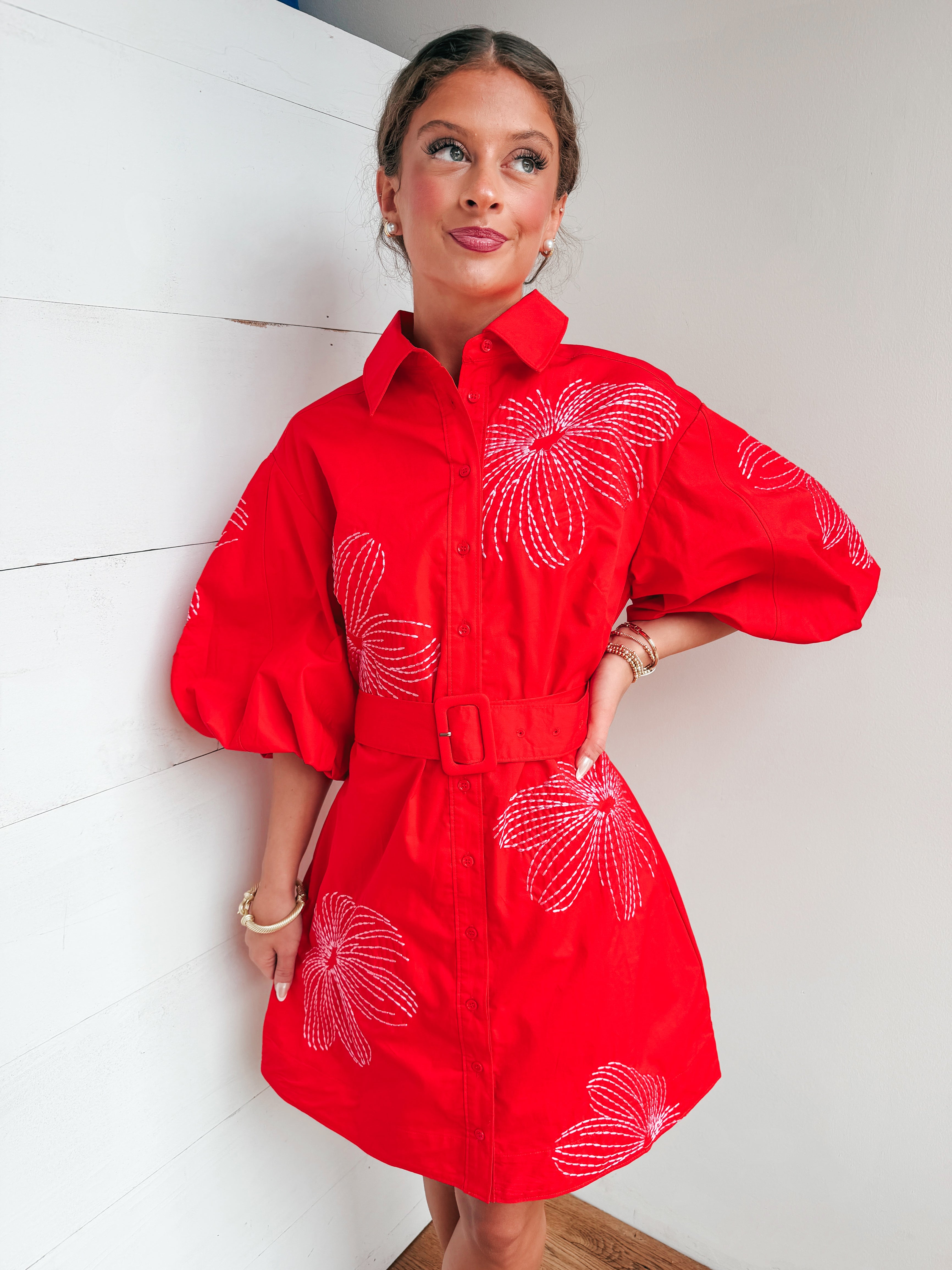 Scarlet Bloom Dress