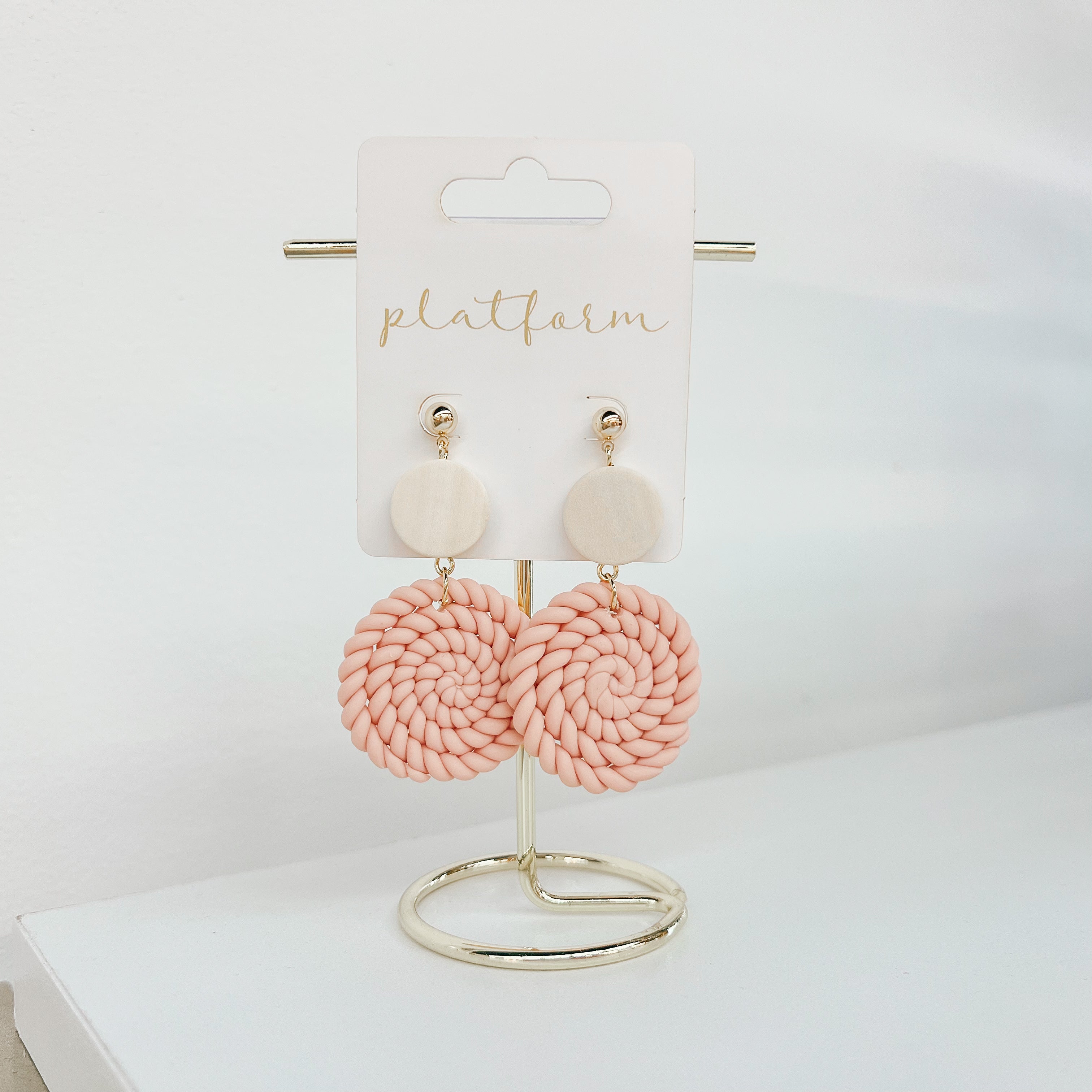 Spiral Dangle Earrings