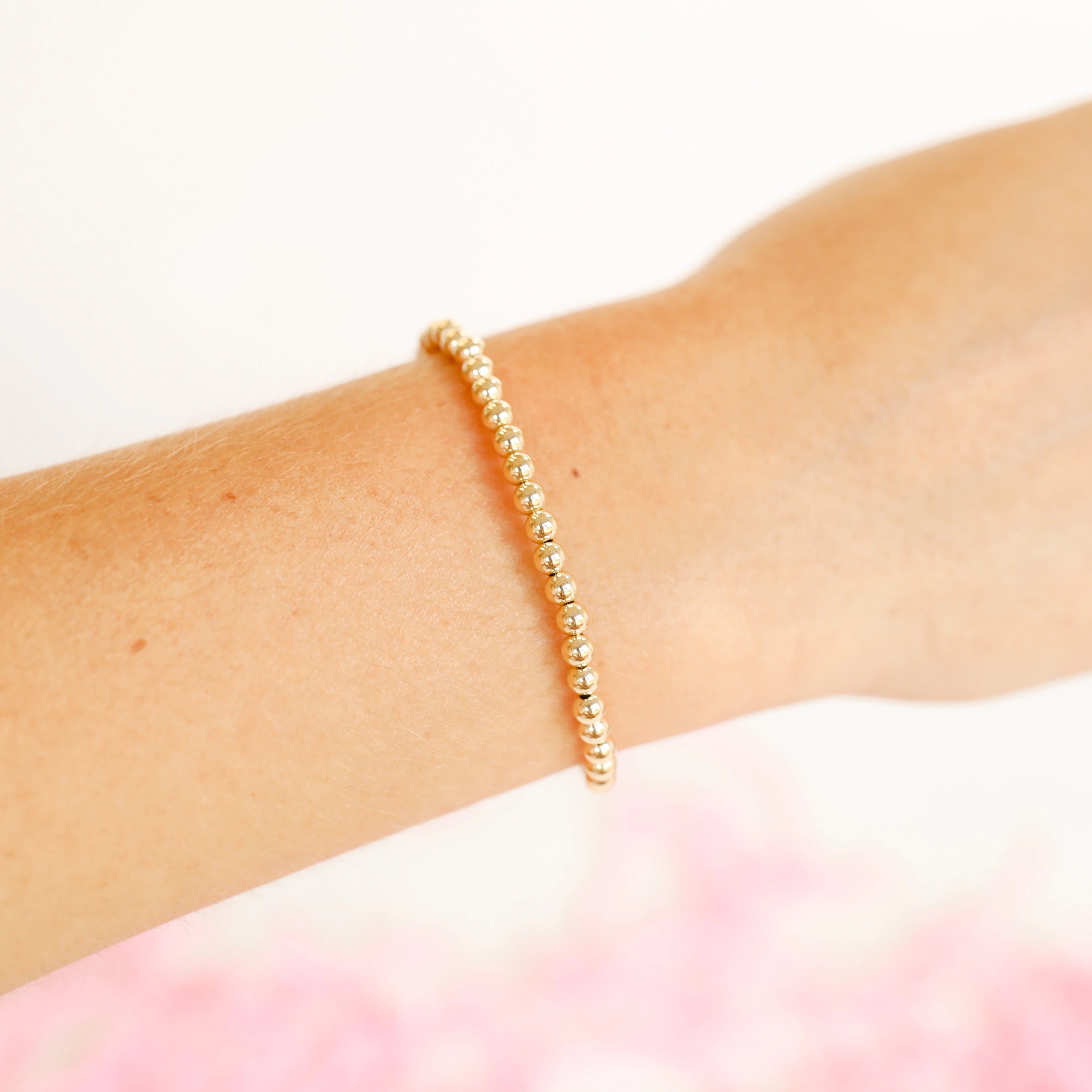 Beaded Blondes 14K Gold Bracelets