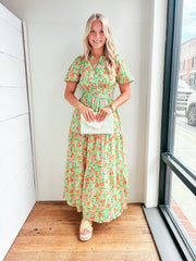 Garden Flower Maxi