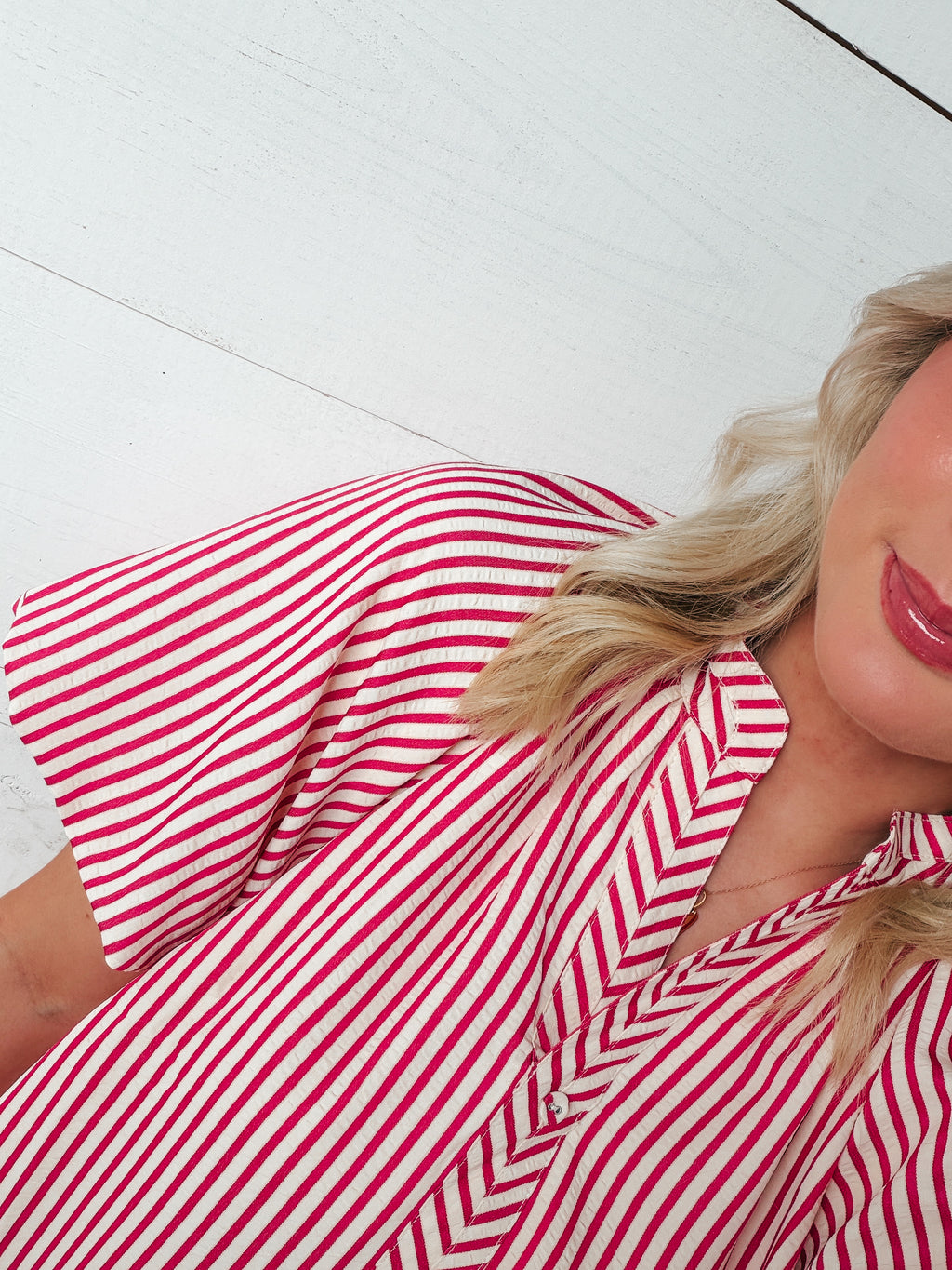 Strawberry Stripe Dress