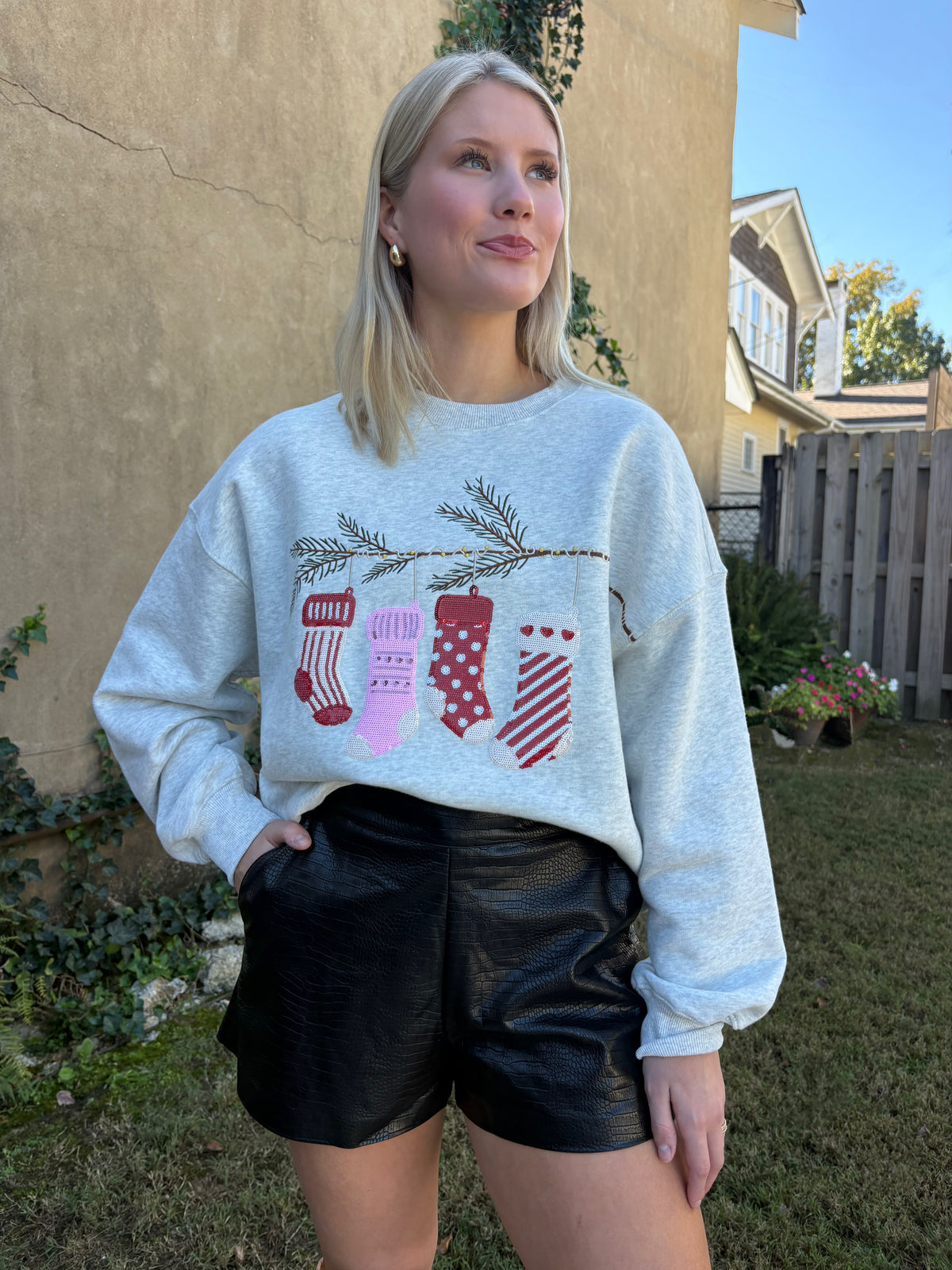 Sequin Christmas Sweatshirt