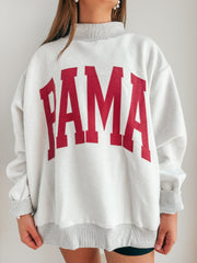 Reversible Mock Neck Sweatshirt