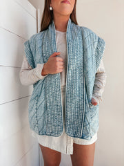 The Elizabeth Denim Vest