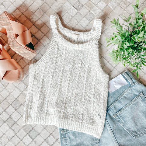 Snowy Meadow Sweater