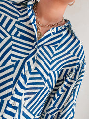 The Elle Geometric Blouse