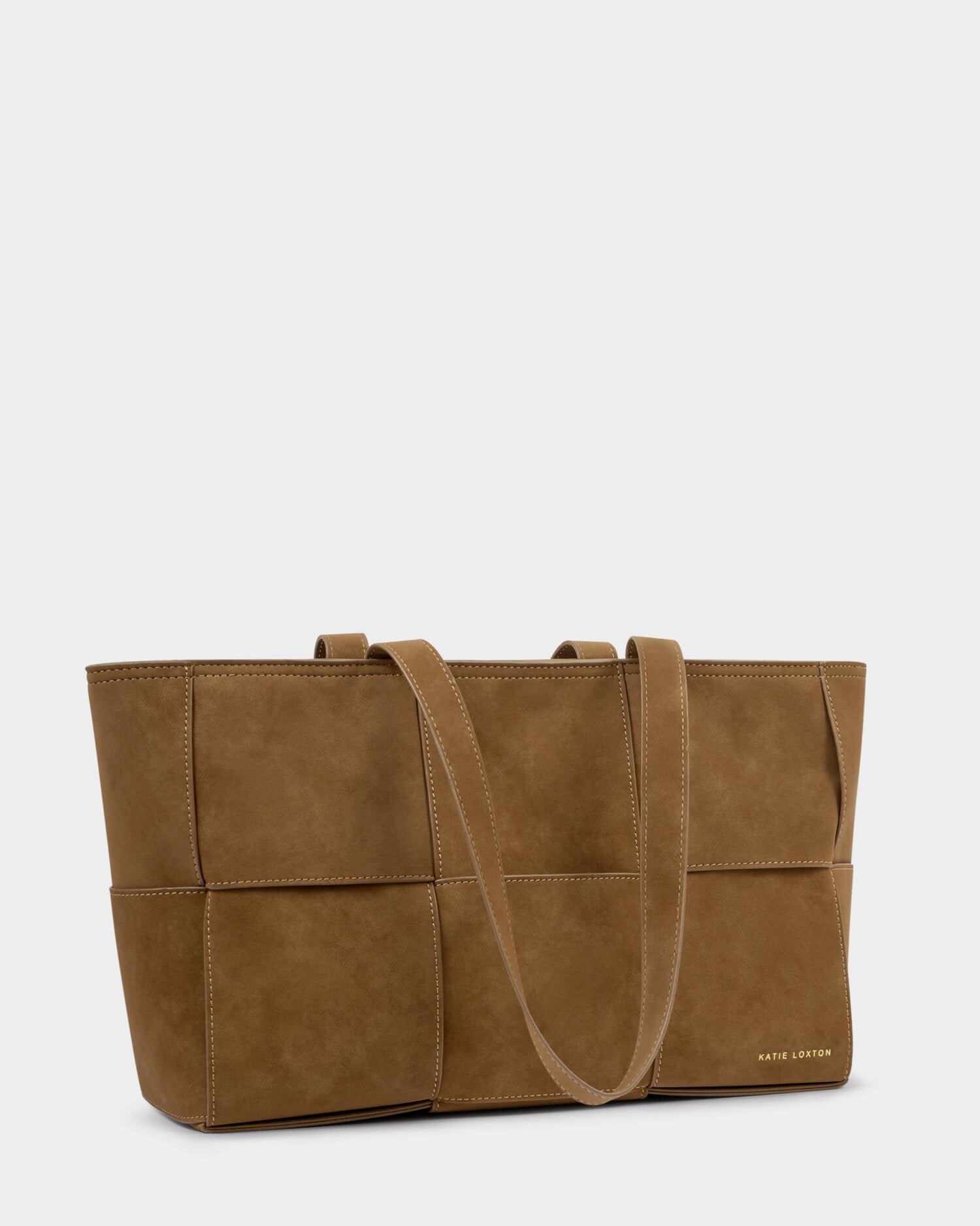 Katie Loxton Taya Woven Suede Tote Bag