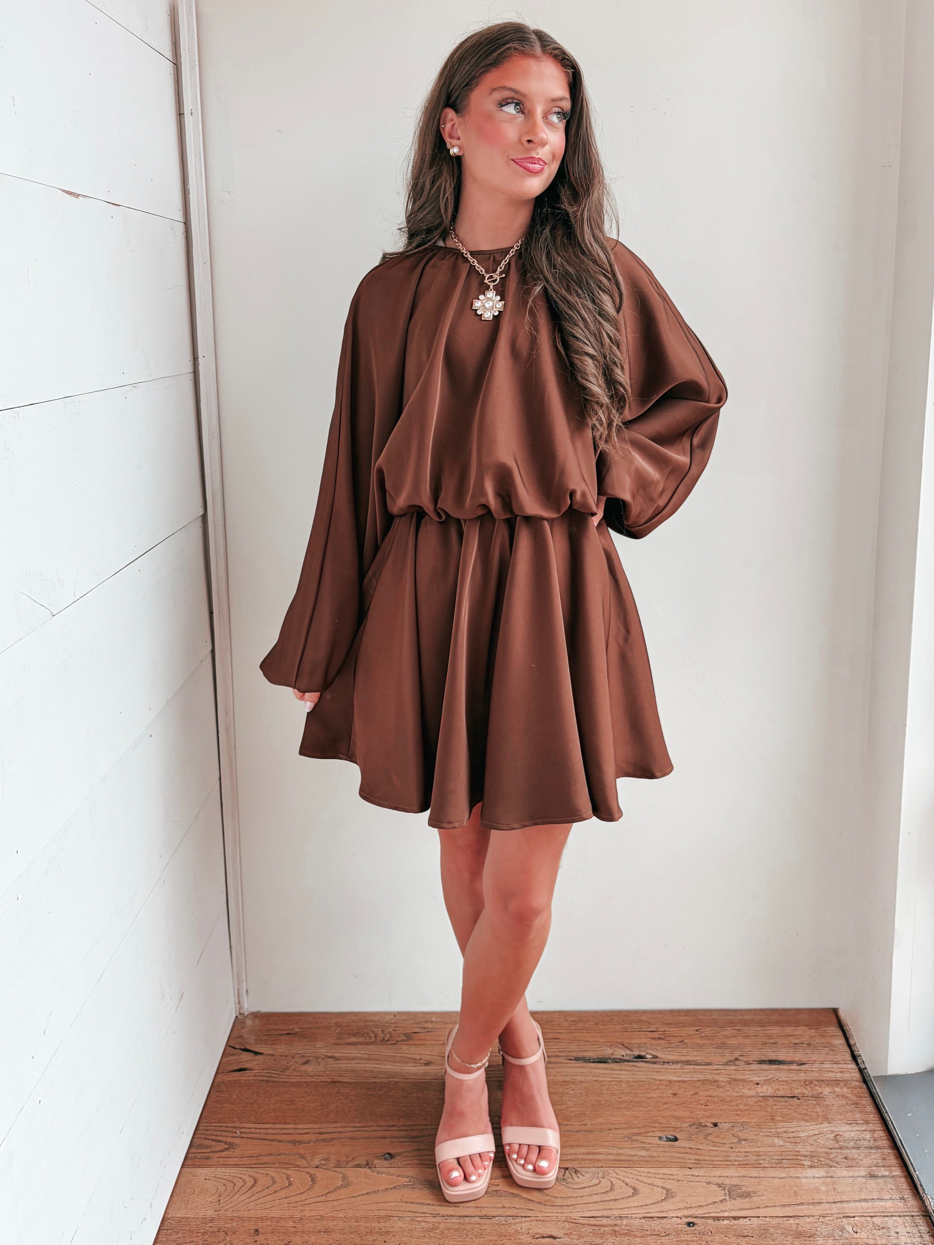 Amber Glow Dress