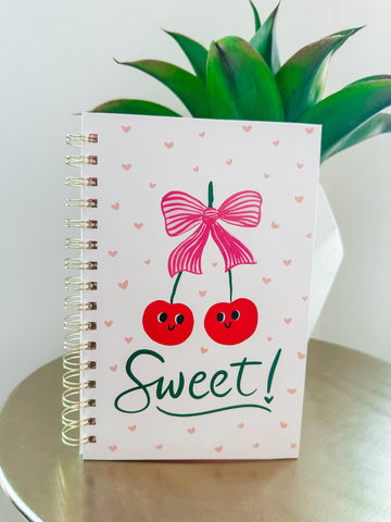 Sweet Cherry Spiral Notebook