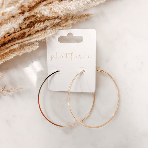 Marigold Hoop Earrings