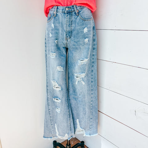 Daisy Ripped Jean