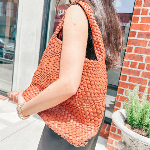 Brayden Braided Leather Bag