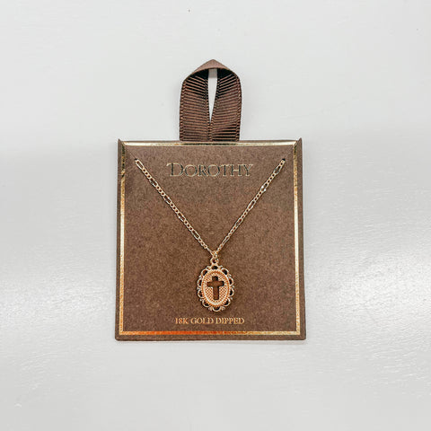 Mary Massey Cross Necklace