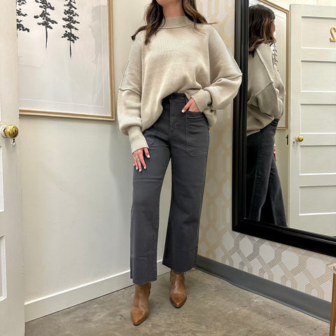 Utility Wide Leg Jeans